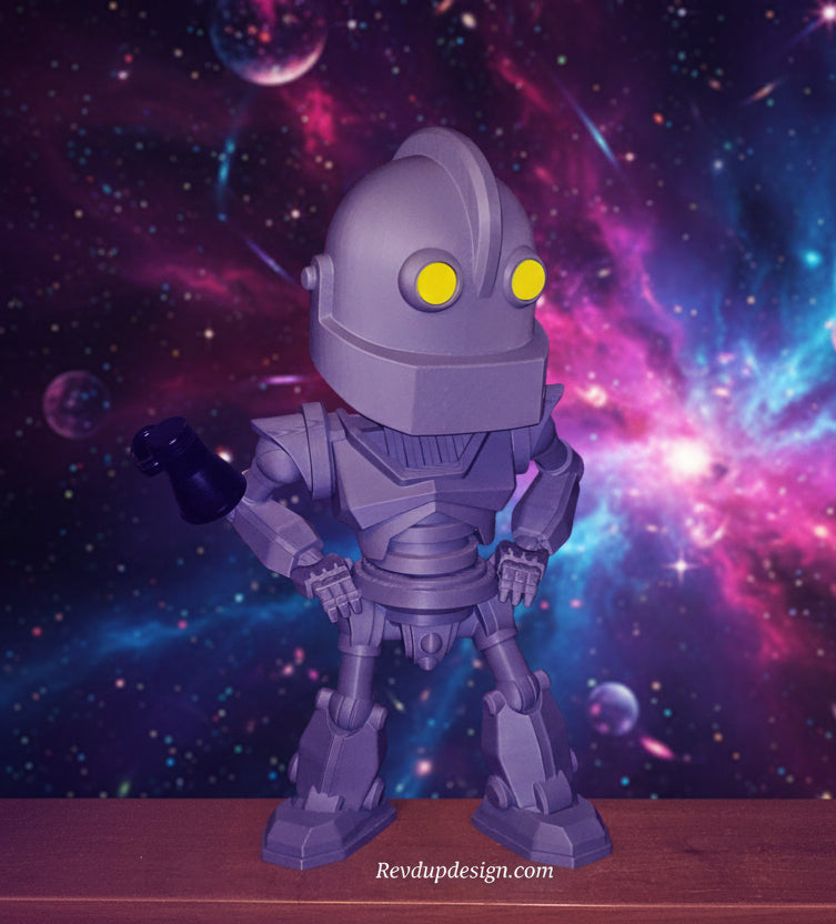 Iron Giant 3D Printed Figure - Collectible Desk Figurine