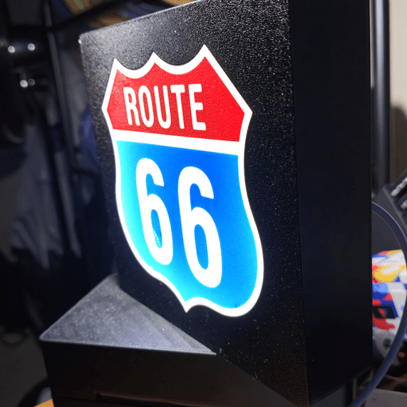 Iconic Route 66 Gas gas sign Lightbox