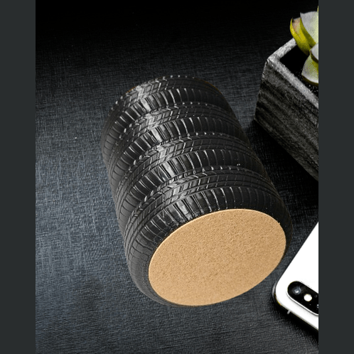 Tire Stack Pencil Holder - 3d Printed Car Themed Desk Accessory