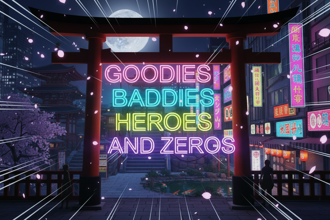 Goodies,Baddies,Hero's and Zero's