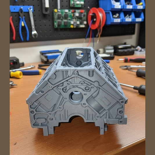 LS 3 Engine Block Spark Plug Holder - 3d Printed Desk Organizer