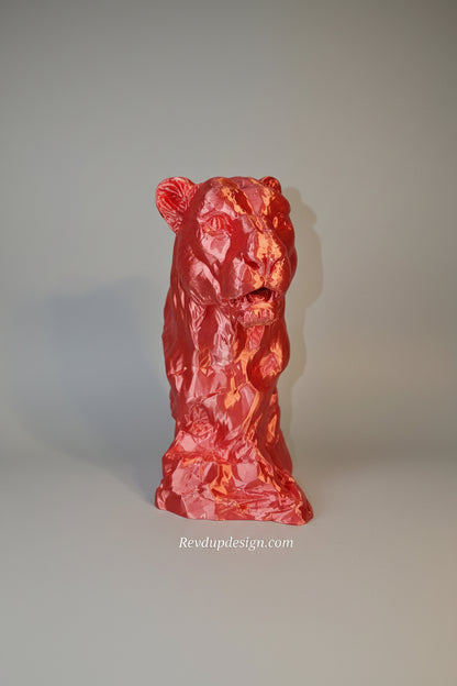 Jaguar Pink Silky Headphone Holder 3D Printed Decor