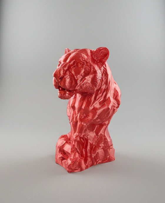 Jaguar Pink Silky Headphone Holder 3D Printed Decor