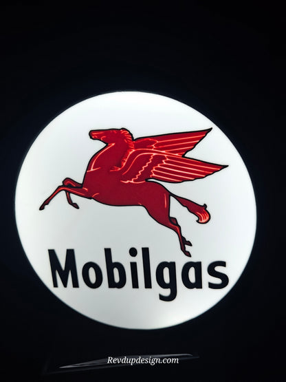 Mobil Gas LED Lightbox