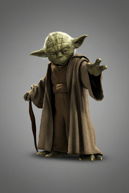 Master Yoda 3D Printed Figure - Star Wars Collectible