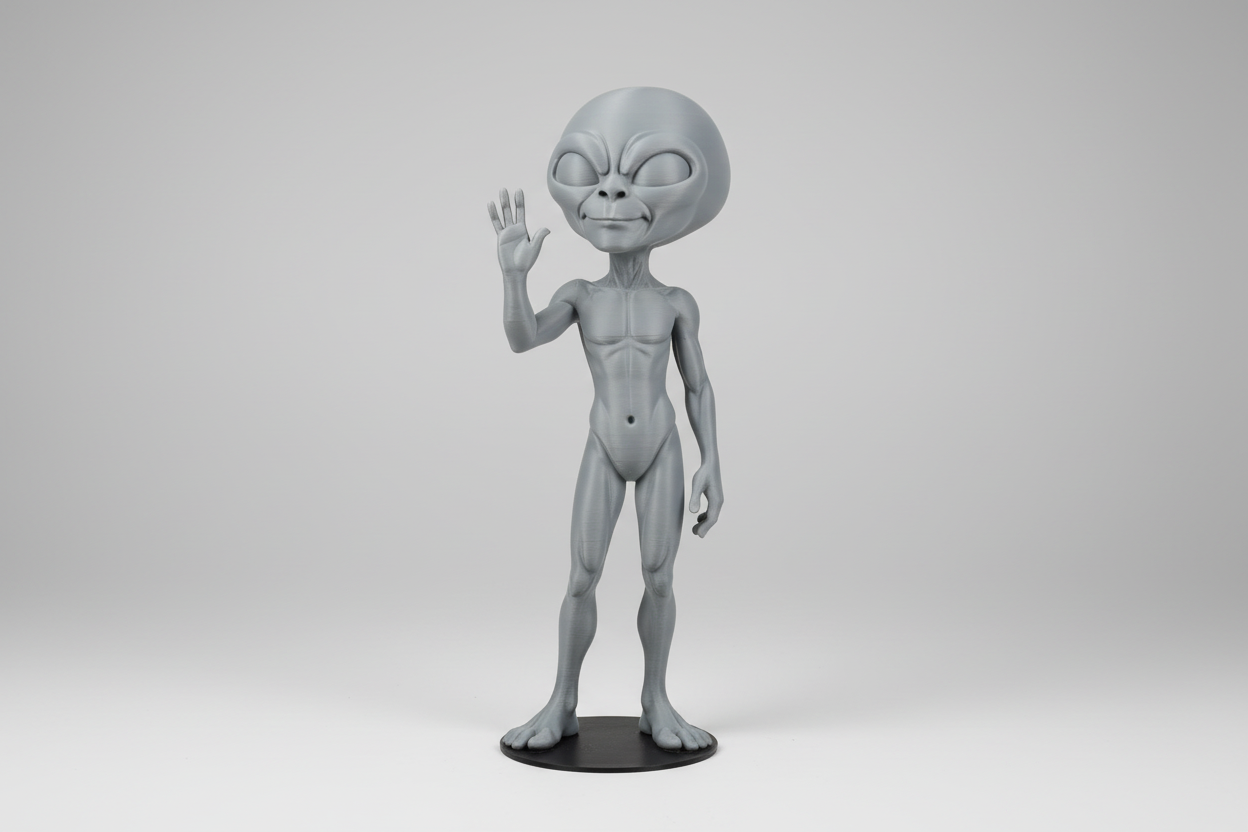 Friendly Alien – Enhanced Product Photo