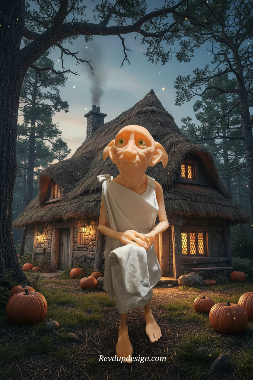Harry Potter Dobby 3D Printed Figure - Collectible Decor